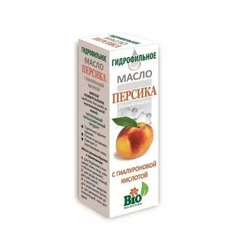 Масло гидрофильное косметическое персик с гиалуроновой кислотой Bio Selection фл. 100мл