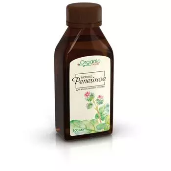 Масло для волос и кожи головы репейное Organic labs РеалКосметикс 100мл