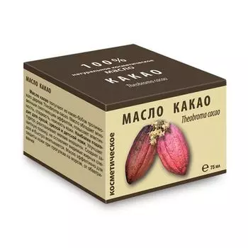 Масло твердое косметическое какао Весна банка 75мл