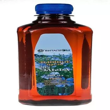 Масло льняное из белого льна 500мл