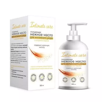 Масло нежное для интимного ухода очищающее с экстрактом персика МедикоМед с дозатором 300мл