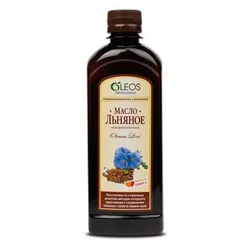 Масло льняное Oleos/Олеос масло для приема внутрь 350мл