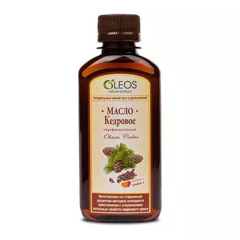 Масло Oleos (Олеос) пищевое Кедровое 200мл