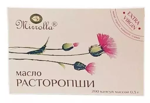 Масло расторопши Mirrolla/Мирролла капсулы 200шт