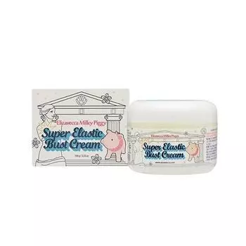 Массажный крем для упругости бюста Milky piggy super elastic bust cream Elizavecca 100г