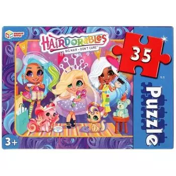 Макси-пазлы Hairdorables УМка 35 деталей