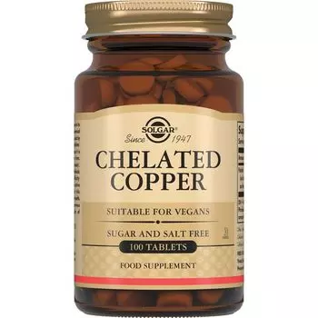 Меди хелат Solgar/Солгар таблетки 400мг 100шт