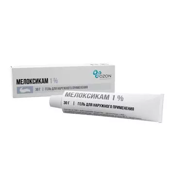 Мелоксикам гель для наружного применения 1% 30г