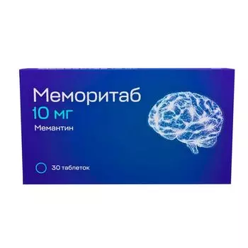 Меморитаб таблетки диспергируемые 10мг 30шт