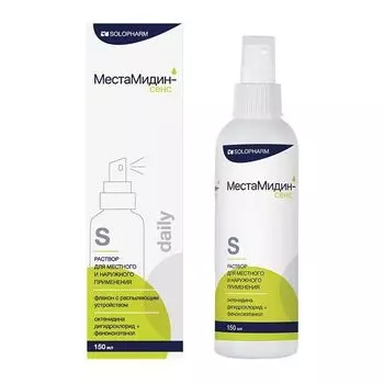 МестаМидин-Сенс Дейли раствор для местного и наружного применения фл.-расп. 150мл
