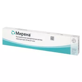 Мирена внутриматочная терапевтическая система 20мкг/сут
