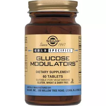 Модуляторы глюкозы Solgar/Солгар таблетки 60шт