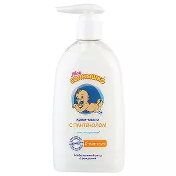 Крем-мыло с пантенолом Мое Солнышко фл. 300мл