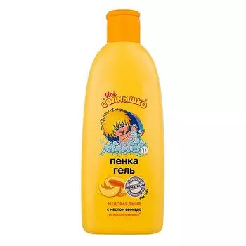 Пенка-гель для душа и ванны медовая дыня Мое Солнышко фл. 400мл