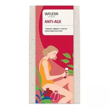 Молочко для тела+Гель для душа+Крем-лифтинг дневной Anti-age Weleda/Веледа 200мл+200мл+7мл