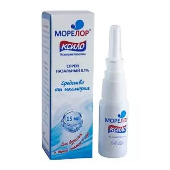 Морелор Ксило спрей назальный 0,1% 15мл