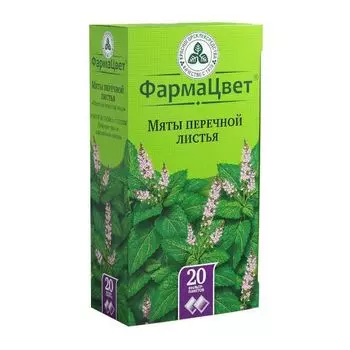 Мяты перечной листья ф/п 1,5г 20шт