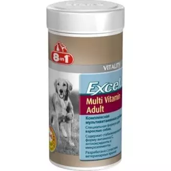 Мультивитамины для взрослых собак Эксель 8in1/8в1 таблетки 70шт