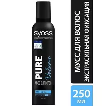 Мусс для волос Pure Volume Syoss/Сьосс 250мл