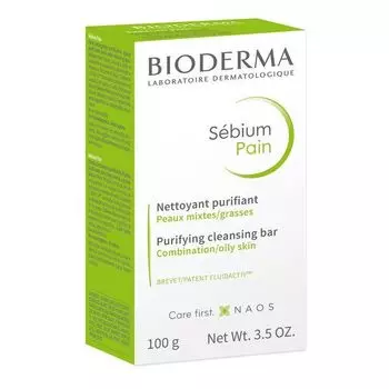 Мыло для жирной и комбинированной кожи лица и тела Sebium Bioderma/Биодерма 100г