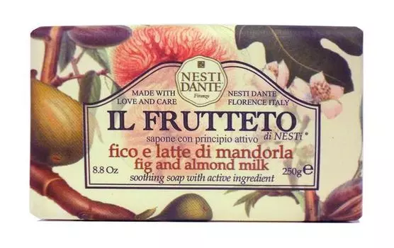 Мыло инжир и миндальное молоко Nesti Dante/Нести Данте 250г