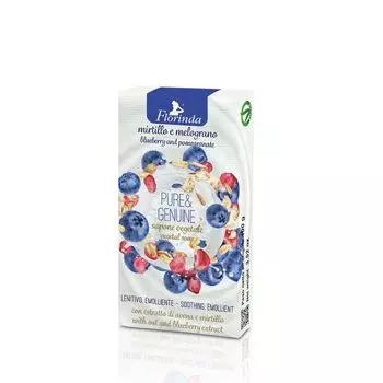 Мыло туалетное твердое голубика и гранат Флоринда 100г