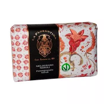 Мыло туалетное твердое гранат и цветок нероли La Florentina/Ла флорентина 270г