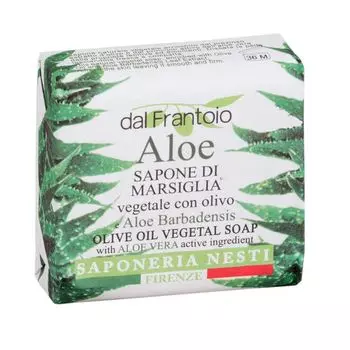 Мыло твердое туалетное алоэ Dal Frantoio Nesti Dante/Нести Данте 100г
