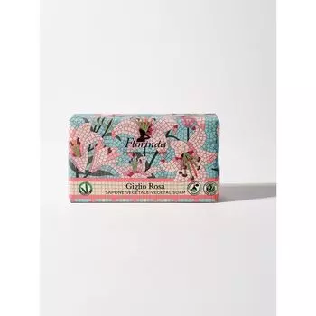 Мыло твердое туалетное розовая лилия Флоринда 200г