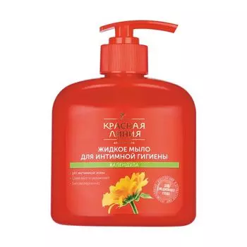 Мыло жидкое интимное календула Красная Линия 250мл