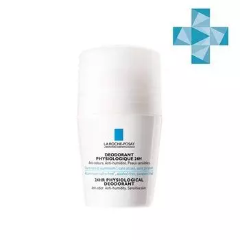 Дезодорант роликовый для чувствительной кожи 24ч La Roche Posay/Ля рош позе 50мл 2шт (VRU08449)