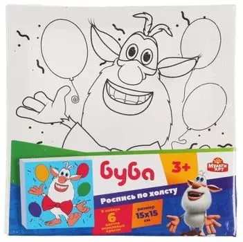 Набор для творчества: Холст для росписи Буба Мультиарт 15х15см (100CANVAS-15-BUBA)