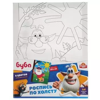 Набор для творчества: Холст для росписи по контуру Буба B4 Мультиарт 20х25см (200CANV20X25-B4)