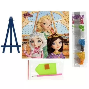 Набор для творчества: Мозаика алмазная Царевны Мультиарт 20х20см (AM011-TSR)