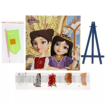 Набор для творчества: Мозаика алмазная Царевны Мультиарт 20х20см (AM010-TSR)