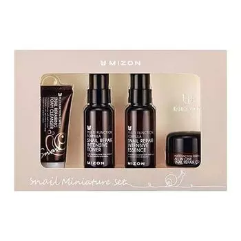 Набор миниатюр Snail miniature set MIZON 30мл+50мл+50мл+15г