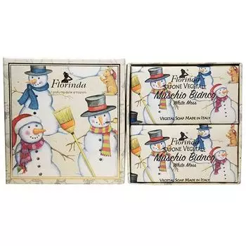 Набор Флоринда: Мыло твердое туалетное белый мускус 100г 2шт