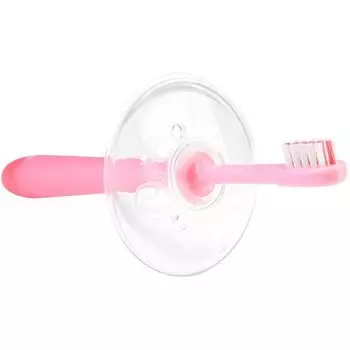 Набор Training step 4 Pigeon/Пиджен: Щетка зубная для детей от 18 мес. розовая 2шт