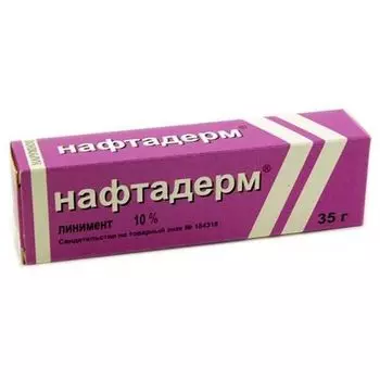 Нафтадерм линимент 10% 35г