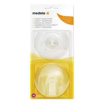 Накладка силиконовая для кормления грудью Contact Medela/Медела 2шт р.M