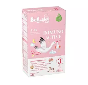 Напиток сухой молочный c бифидобактериями 3 с 12 мес. Immuno Аctive Беллакт 400г