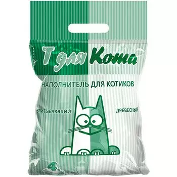 Наполнитель эконом древесный Т для Кота 4кг
