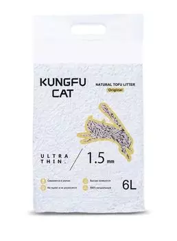Наполнитель растительный Original Kungfu Cat 6л