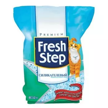 Наполнитель впитывающий силикагель Crystals Fresh Step 3,62кг