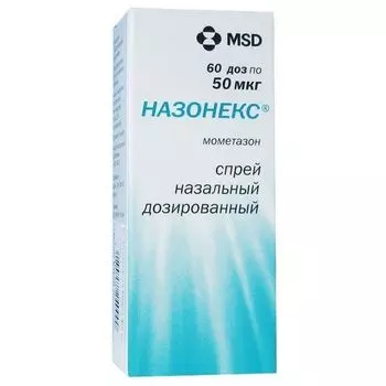 Назонекс спрей назальный дозированный 50мкг/доза 60доз