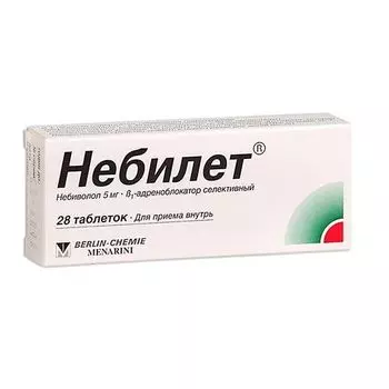 Небилет таблетки 5мг 28шт