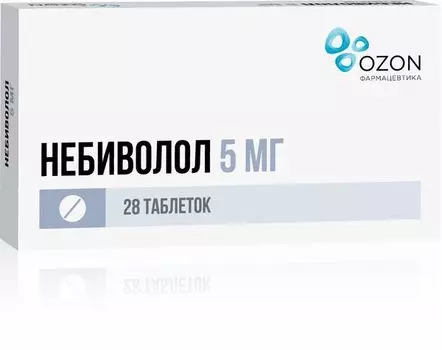 Небиволол таблетки 5мг 28шт