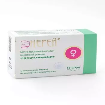 Нерей Форте для женщин баттер порционный пантовый 1000мг 15шт