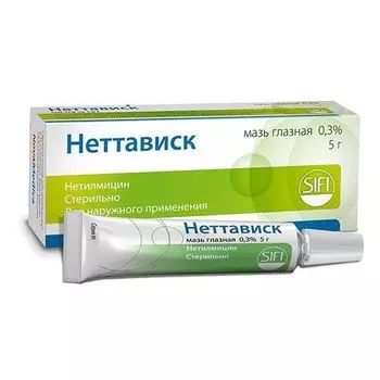 Неттависк мазь глазная 0,3% 5г