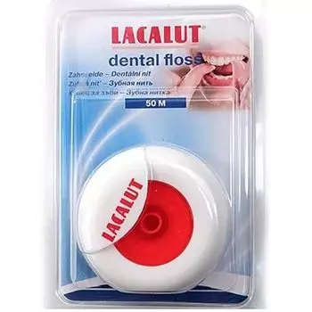 Нить зубная Dental floss Lacalut/Лакалют 50м